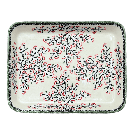 Baker, Rectangular, 9" x 11" in "Cherry Blossoms" by Manufaktura | P104S-DPGJ