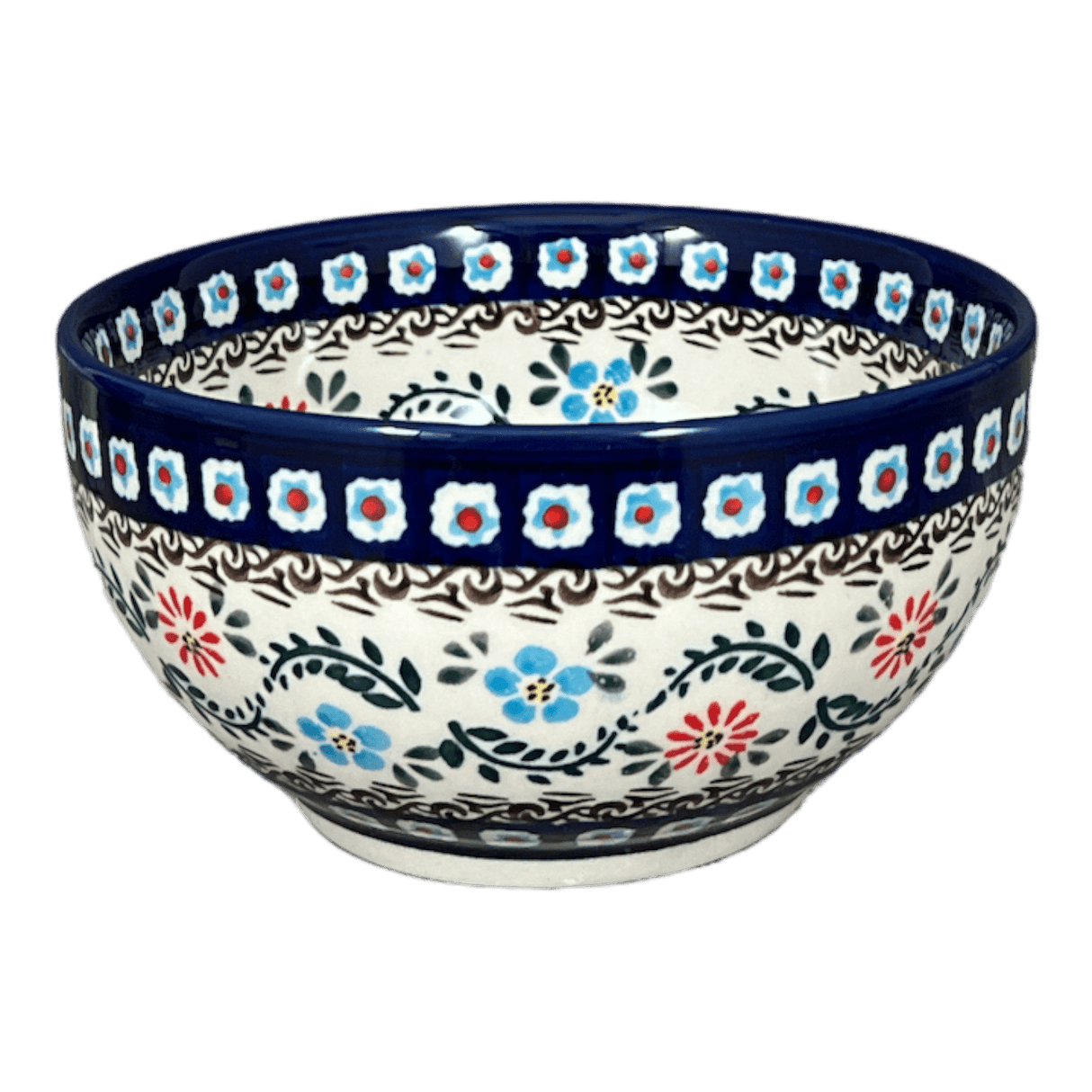 Bowl, Round, Deep, 6.25" in "Climbing Aster" by Zaklady | Y1755A-A1145A