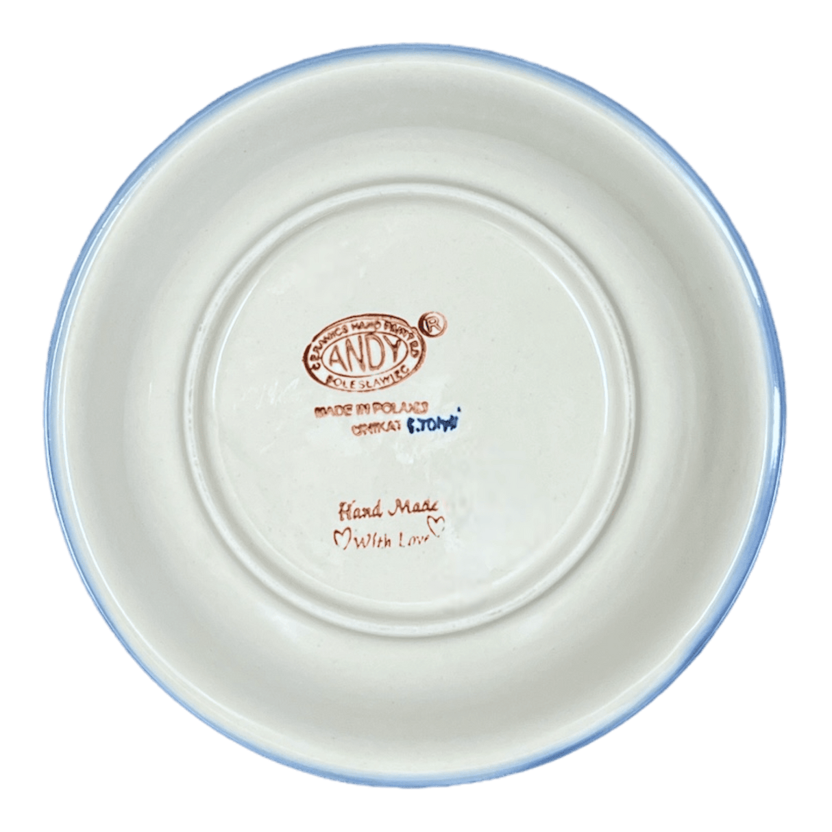 Bowl, Round, Pasta, 9" in "Polish Bouquet" by Andy | NDA112-82