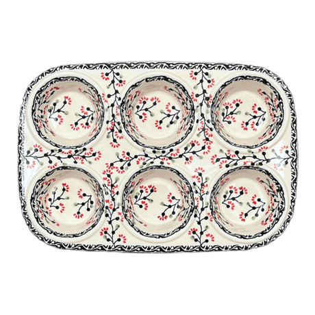 Muffin Pan, 8.5" x 12.5" in "Cherry Blossoms" by Manufaktura | F093S-DPGJ