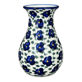 Vase, Tall, 8.5", WR (WR30D) in "Pansy Storm" by W.R. Ceramika | WR30D-EZ3