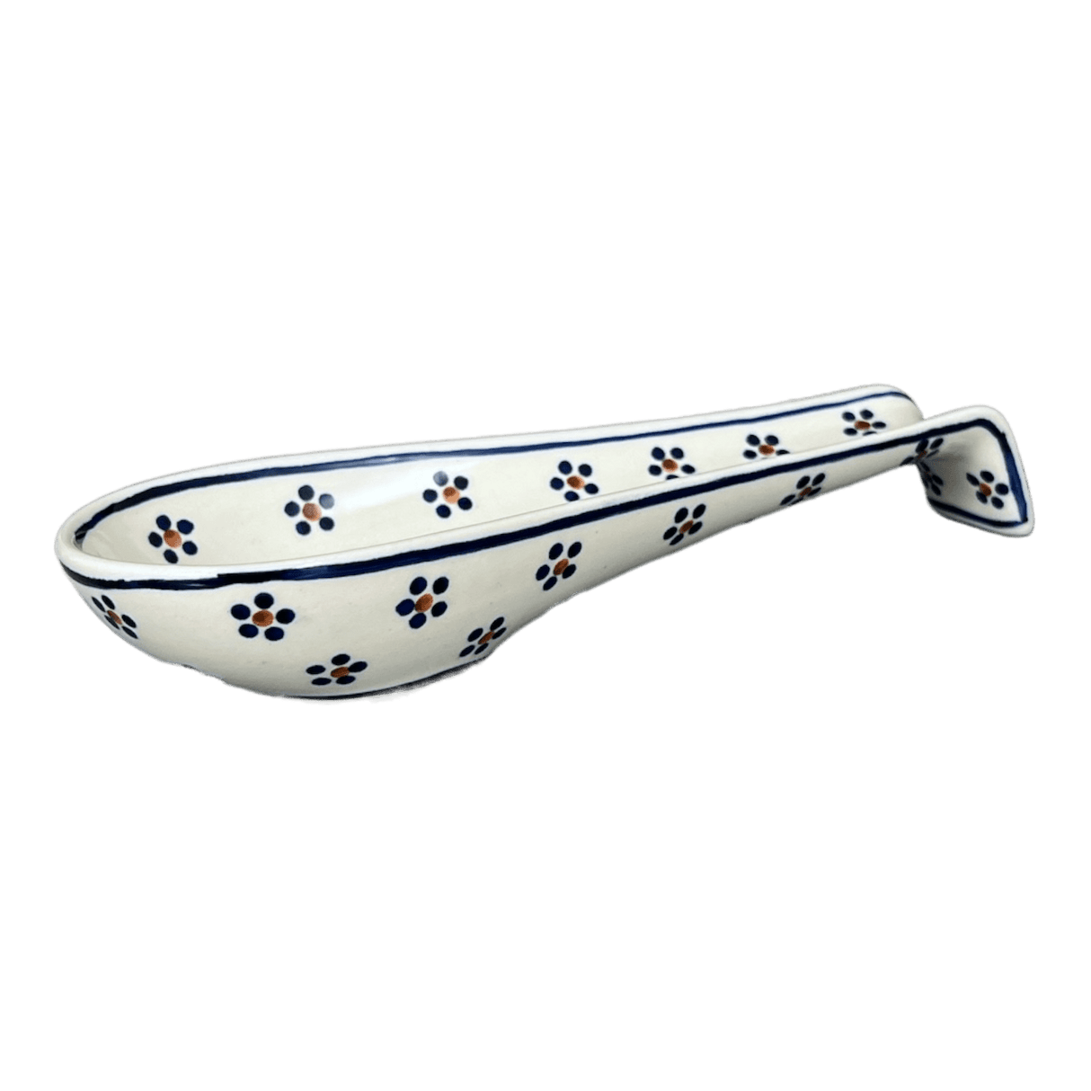 Spoon Rest, Large, 9.25" in "Petite Floral" by Manufaktura | P007T-64