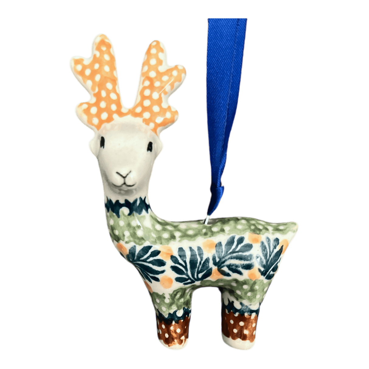 Ornament, Reindeer, 3.5" in "Jungle Flora" by Manufaktura | K038T-DPZG