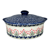 Baker, Round, with Lid, Deep, 8" in "Burning Thistle" by Manufaktura | Z128S-P270