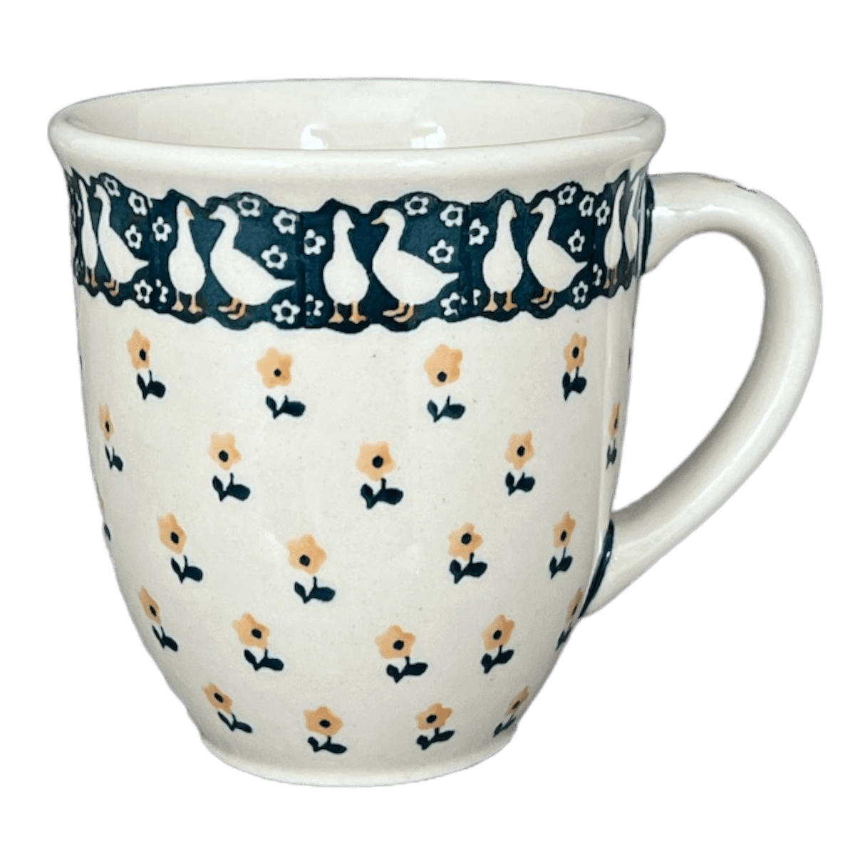 Mug, Mars Mug, 16 oz Large in "Lucky Duck" by Manufaktura | K106T-P322