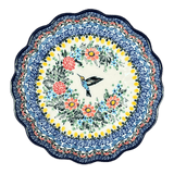 Bowl, Round, Blossom, 7.5" in "Hummingbird Bouquet" by Ceramika Artystyczna | A249-U3357