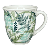 Mug, Mars Mug, 16 oz Large in "Scattered Ferns" by Manufaktura | K106S-GZ39