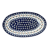 Platter, Oval, 17.5" in "Peacock Pine" by Ceramika Artystyczna | A200-366X