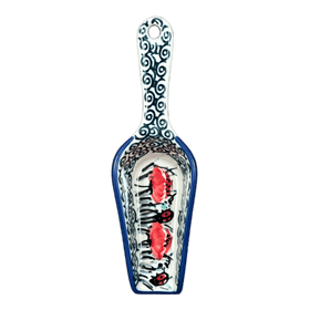 Polish Pottery 6" Scoop (Poppy Paradise) | L018S-PD01 Additional Image at PolishPotteryOutlet.com