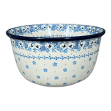 Bowl, Round, Deep, 10.5" in "Pansy Blues" by Ceramika Artystyczna | A113-2346X