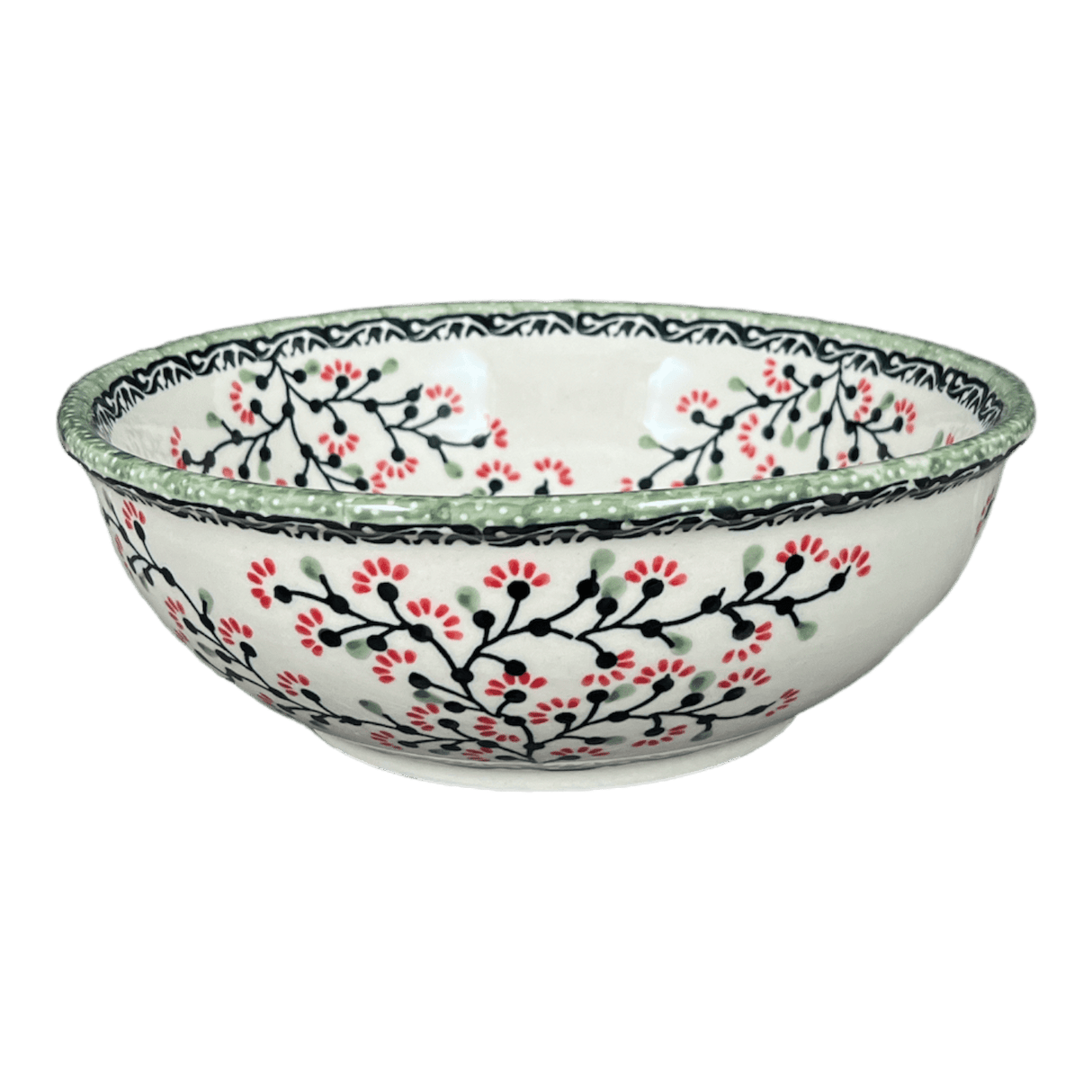 Bowl, Round, 8.5" in "Cherry Blossoms" by Manufaktura | M135S-DPGJ