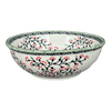 Polish Pottery 8.5" Bowl (Cherry Blossom) | M135S-DPGJ at PolishPotteryOutlet.com