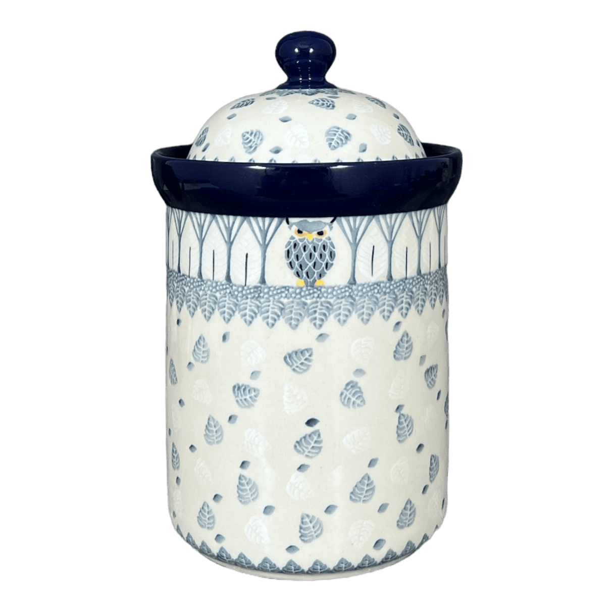 Canister, 1.5 Liter in "Lone Owl" by Ceramika Artystyczna | A493-U4872