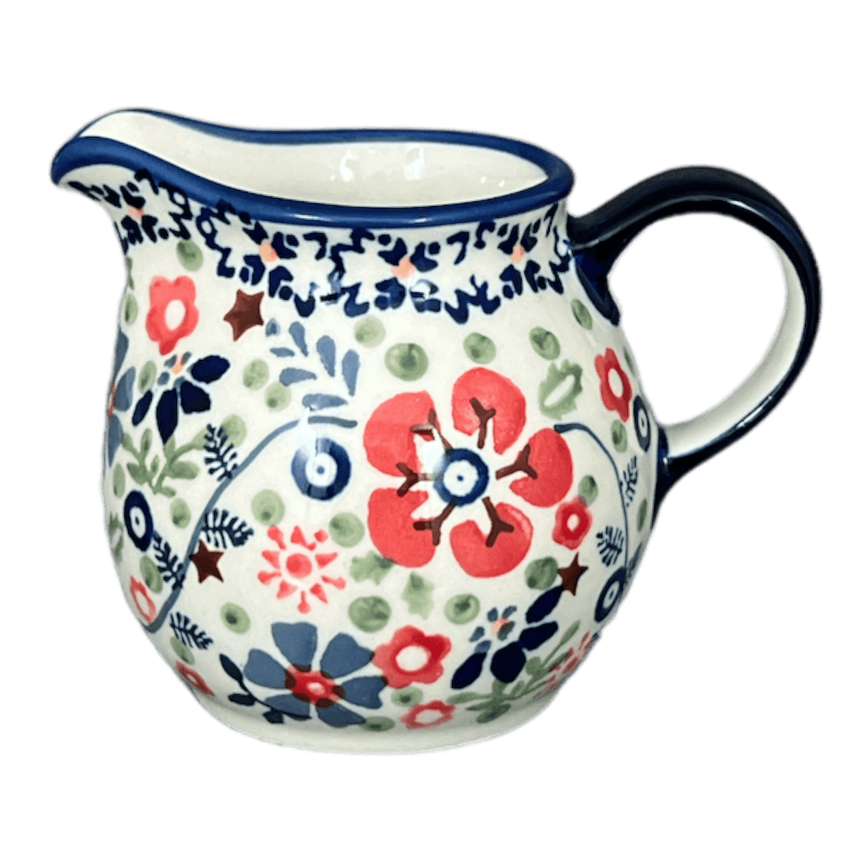 Creamer, The Cream of Creamers-"Basia", 6.5 oz in "Full Bloom" by Manufaktura | D019S-EO34