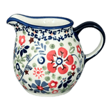 Creamer, The Cream of Creamers-"Basia", 6.5 oz in "Full Bloom" by Manufaktura | D019S-EO34