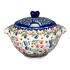 Polish Pottery 3" Sugar Bowl (Wildflower Delight) | C003S-P273 at PolishPotteryOutlet.com