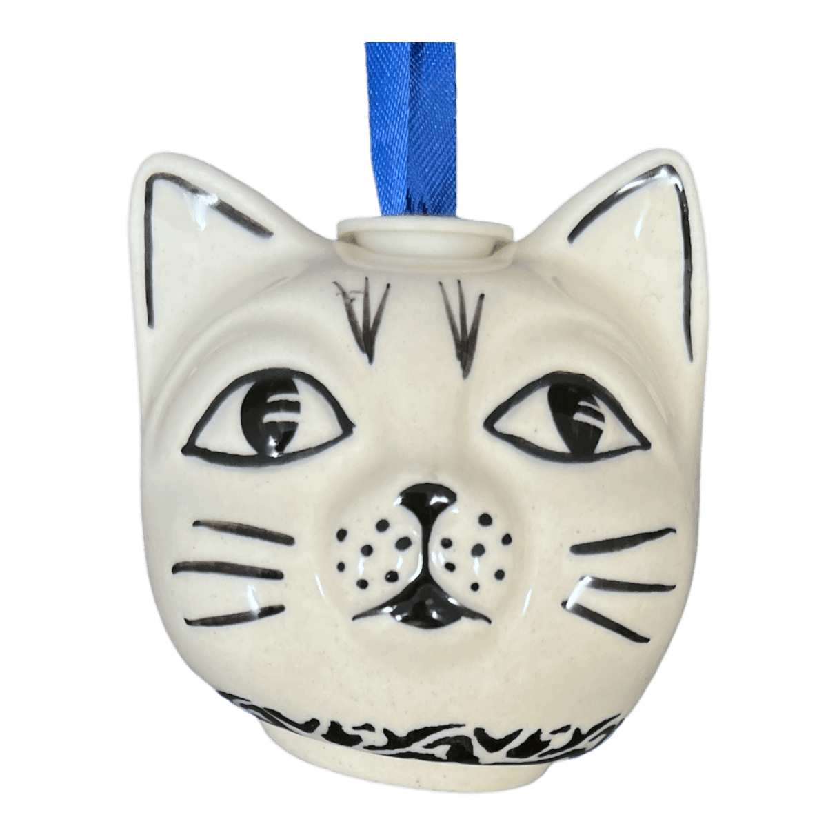 Ornament, Cat Head in "Cherry Blossoms" by Manufaktura | K142S-DPGJ