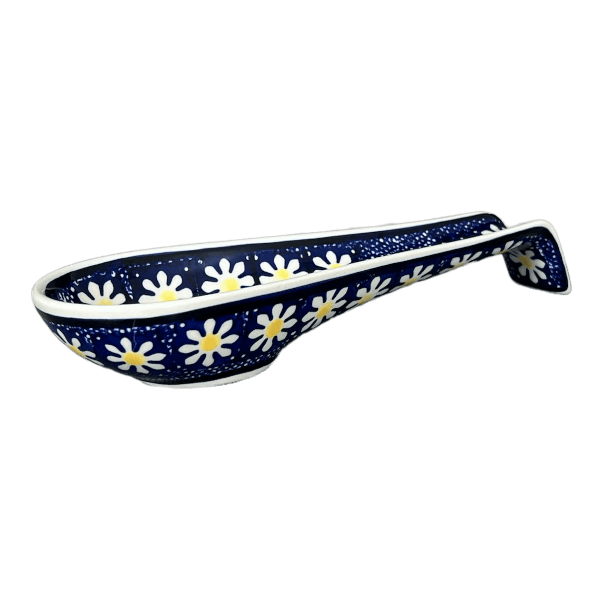 Spoon Rest, Large, 9.25" in "Mornin' Daisy" by Manufaktura | P007T-AM