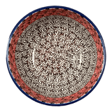 Bowl, Round, Deep, 6.25" in "Coral Fans" by Ceramika Artystyczna | AC37-2199X