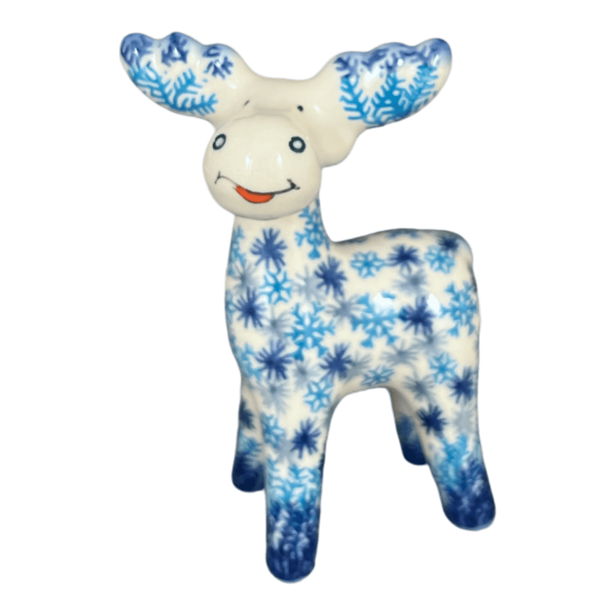 Figurine, Reindeer, 5" in "Snow Flurry" by Galia | GZW30-PCH