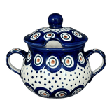 Bowl, Round, Sugar Bowl, 3.5" in "Peacock Dot" by Manufaktura | C015U-54K