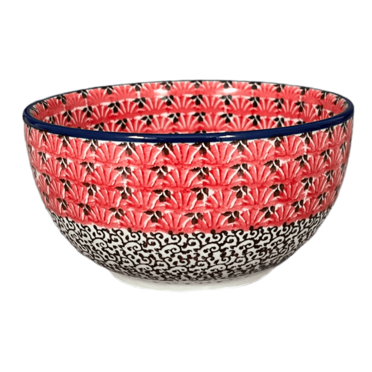 Bowl, Round, Deep, 5.5" in "Coral Fans" by Ceramika Artystyczna | A986-2199X