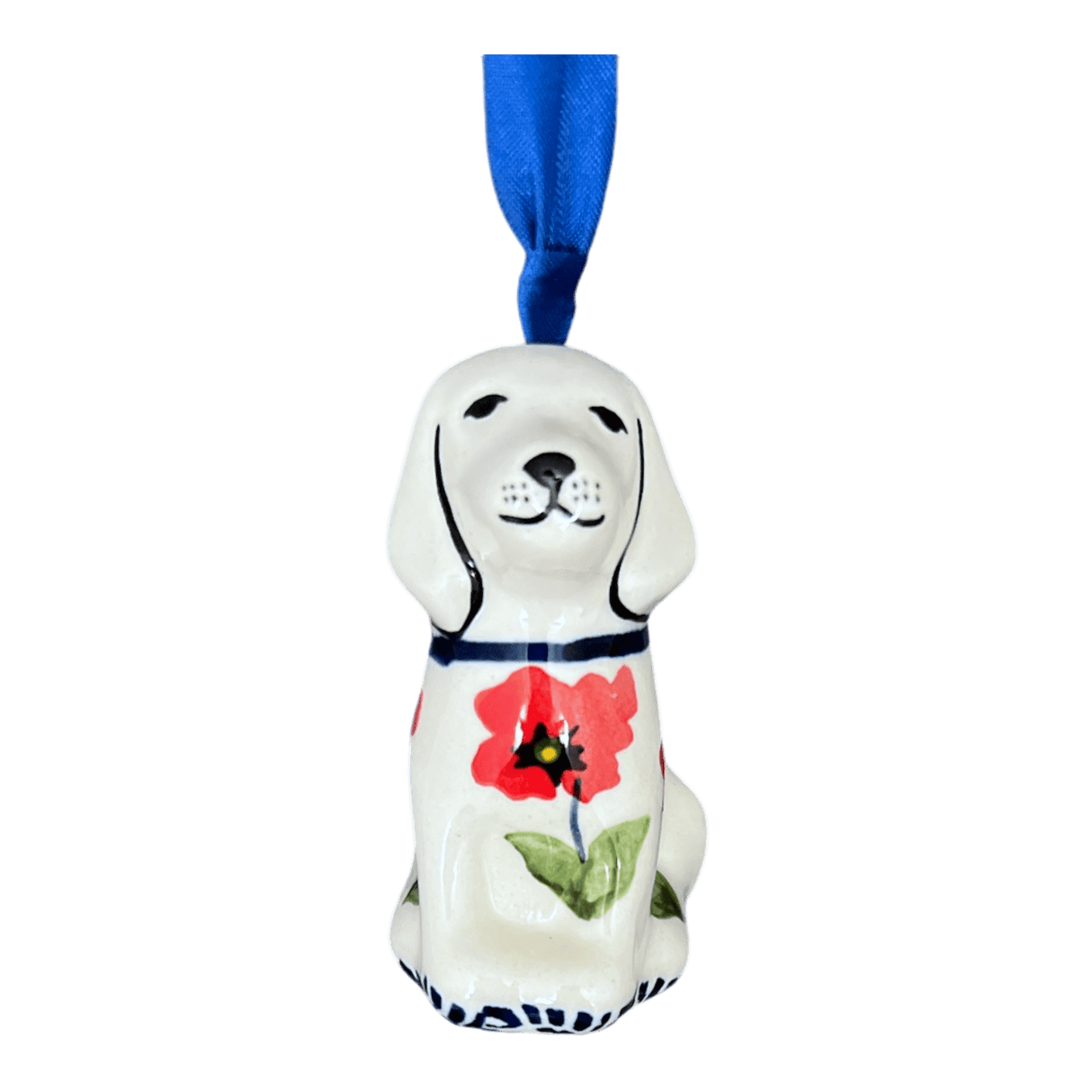 Ornament, Dog, 3" in "Poppy Garden" by Manufaktura | K164T-EJ01