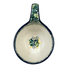 Polish Pottery Bowl, Round, 16 oz in "Tropical Love" by Ceramika Artystyczna | A845-U4705 Additional Image at PolishPotteryOutlet.com