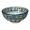 Polish Pottery Dipping Bowl (Blue Bells) | M153S-KLDN at PolishPotteryOutlet.com