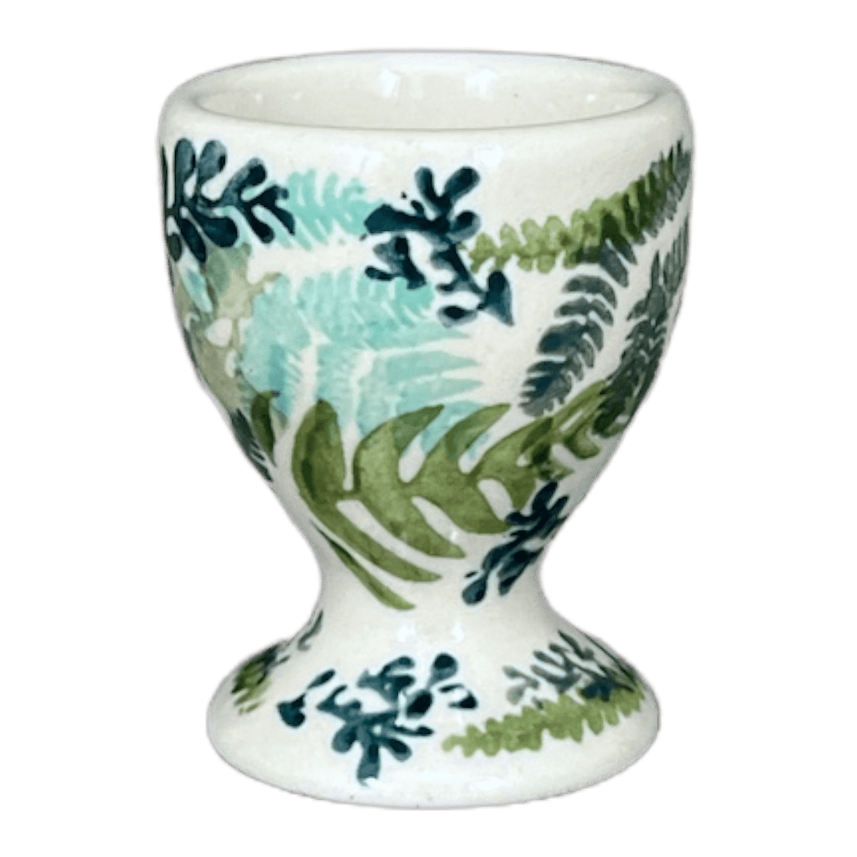 Egg Cup, 2.5" in "Scattered Ferns" by Manufaktura | J050S-GZ39