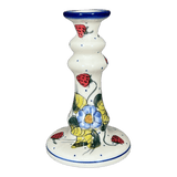 Candlestick, 7", WR (WR22C) in "Strawberries & Blossoms" by W.R. Ceramika | WR22C-WR2