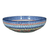 Bowl, Round, Serving, 10.5" in "Hummingbird Bouquet" by Ceramika Artystyczna | AC36-U3357