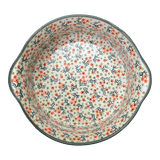 Baker, Round, Deep, 10" in "Peach Blossoms - Solid Rim" by Manufaktura | Z155S-AS46A