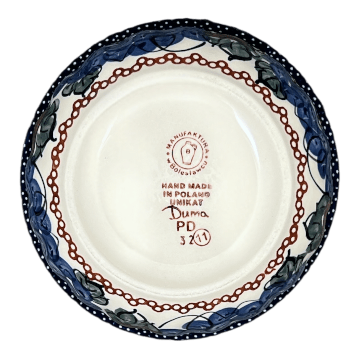 Bowl, Round, 5.5" in "Tuscan Dreams" by Manufaktura | M083S-DMW