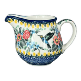 Creamer, 10 oz in "Hummingbird Bouquet" by Ceramika Artystyczna | A341-U3357