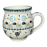 Mug, Belly Mug, 16oz Large in "Lady Bugs" by Manufaktura | K068T-IF45