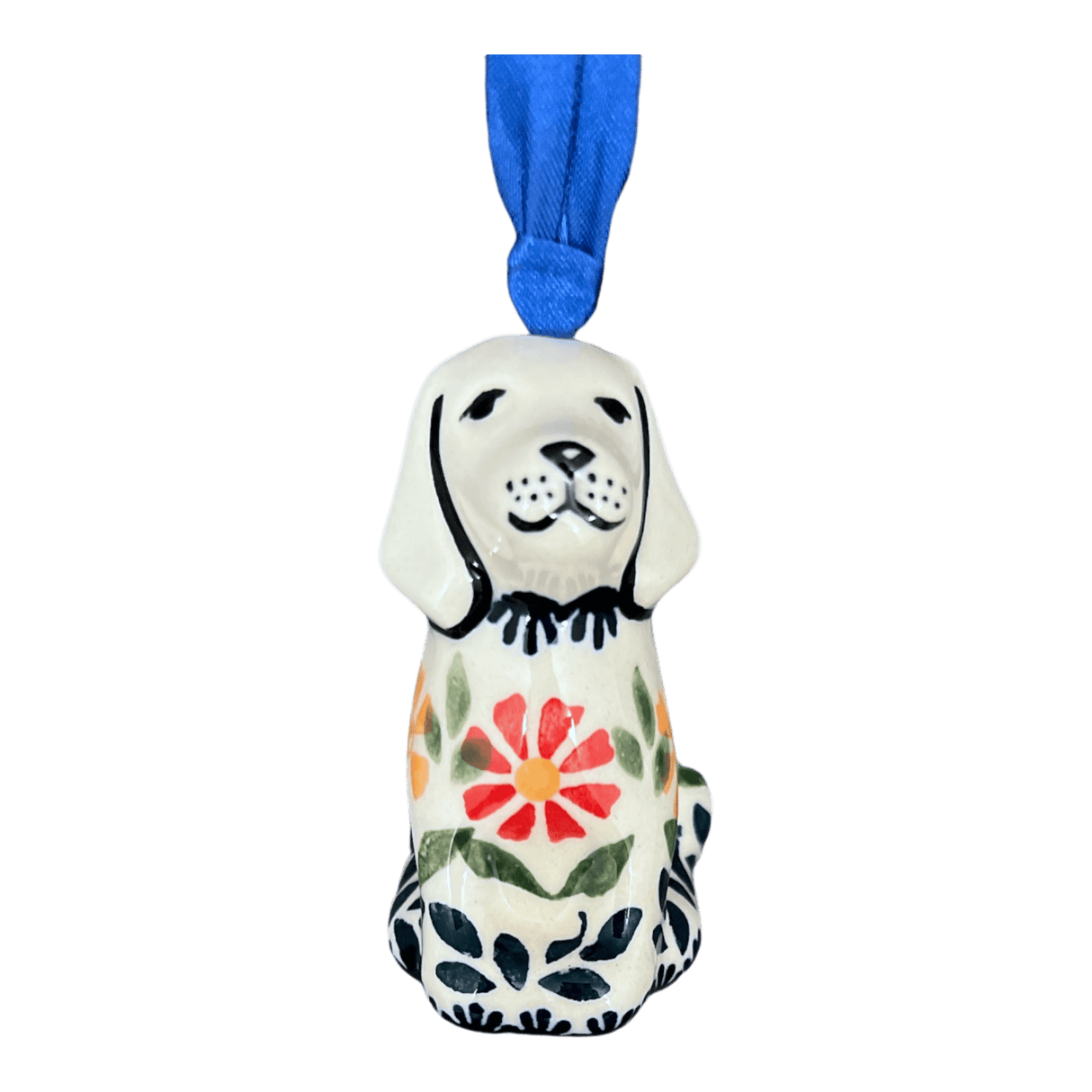 Ornament, Dog, 3" in "Flower Power" by Manufaktura | K164T-JS14