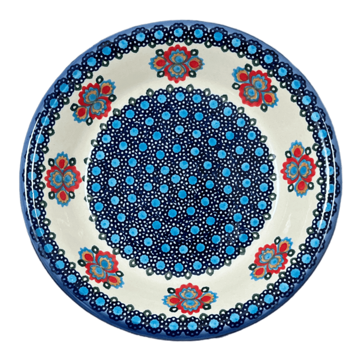 Bowl, Round, Pasta, 9" in "Polish Bouquet" by Andy | NDA112-82