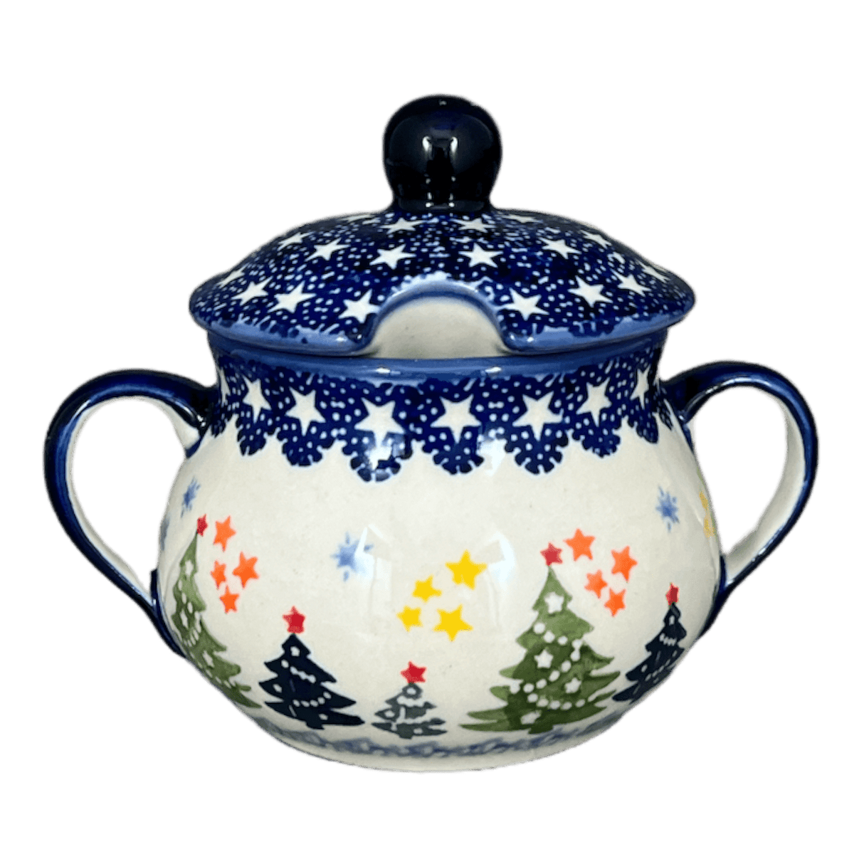 Bowl, Round, Sugar Bowl, 3.5" in "Festive Forest" by Manufaktura | C015U-INS6