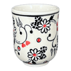 Polish Pottery 6 oz. Wine Cup (Night Garden) | K111U-BL02 at PolishPotteryOutlet.com