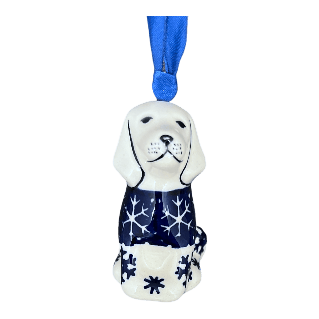 Ornament, Dog, 3" in "Snow Drift" by Manufaktura | K164T-PZ