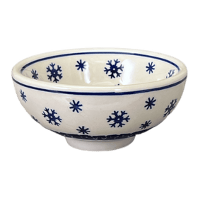 Polish Pottery Dipping Bowl (Snow Drift) | M153T-PZ Additional Image at PolishPotteryOutlet.com