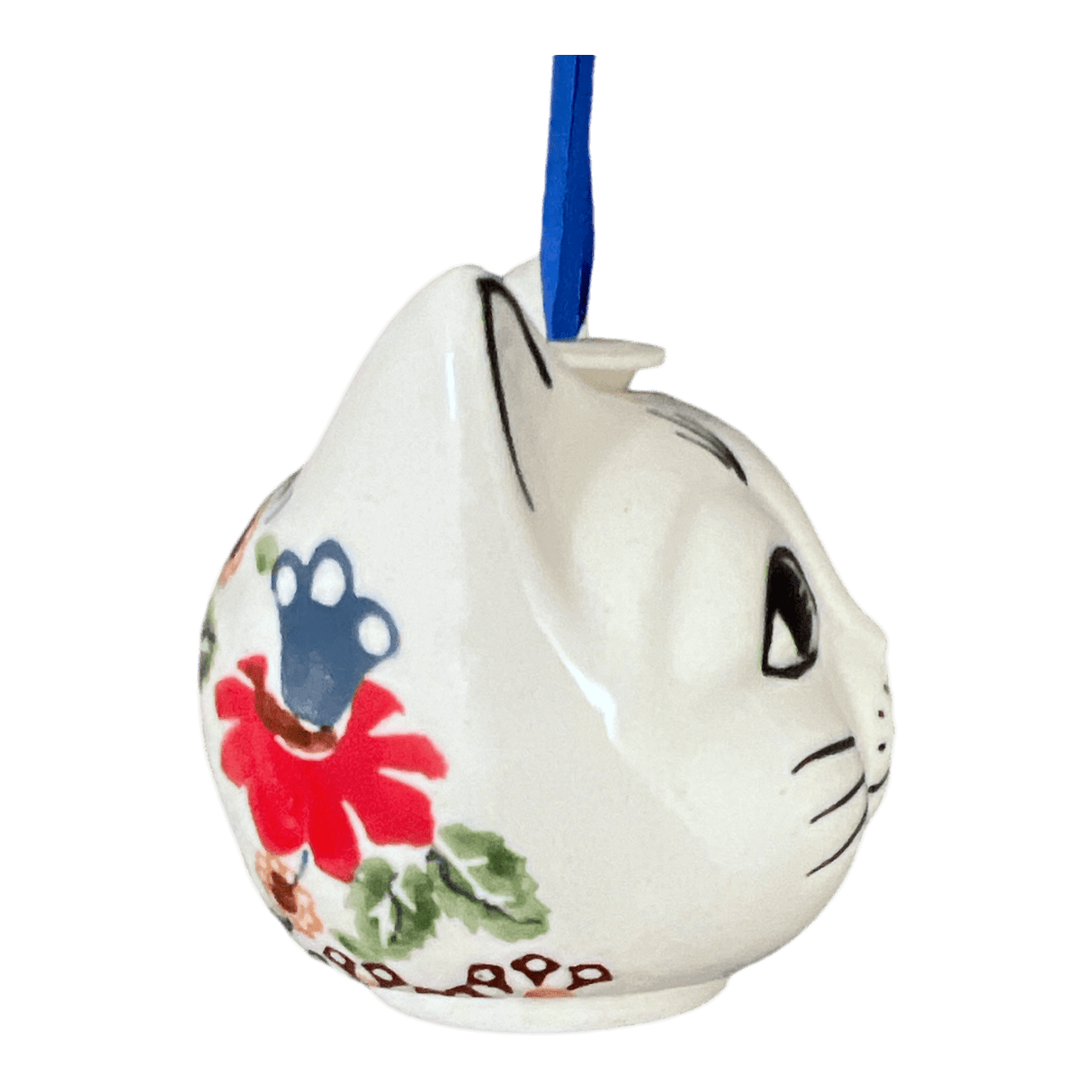 Ornament, Cat Head in "Mediterranean Blossoms" by Manufaktura | K142S-P274