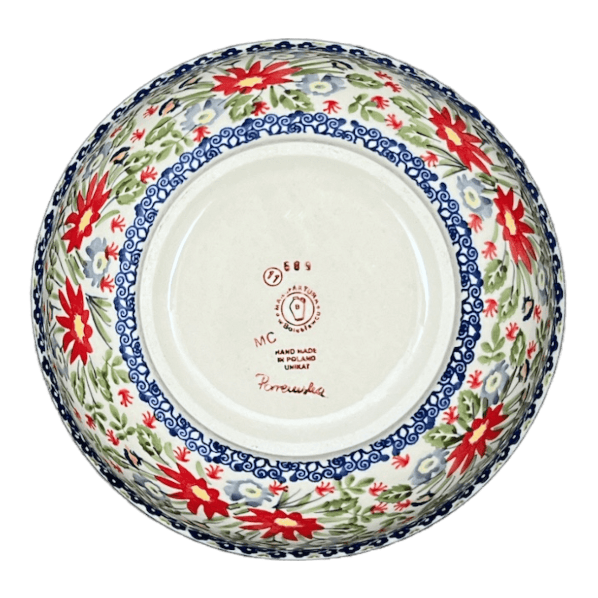 Bowl, Round, 8.5" in "Floral Fantasy" by Manufaktura | M135S-P260