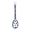 Polish Pottery Spoon, Sugar, 5" in "Heartfelt Blue" by Manufaktura | L001T-PS02 at PolishPotteryOutlet.com