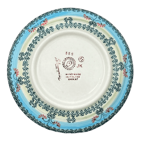 Plate, Round, Dessert, 6.5" in "Butterflies in Flight" by Manufaktura | T130S-WKM