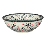 Bowl, Round, 8.5" in "Cherry Blossoms - Solid Rim" by Manufaktura | M135S-DPGJA