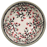 Bowl, Round, 6.75" in "Cherry Blossoms - Solid Rim" by Manufaktura | M090S-DPGJA