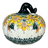 Decorative Pumpkin, 4.5" in "Sunflower Party" by Galia | GAD45-ASZ1