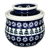 Butter Crock, 4.5" x 3.5" in "Floral Pine" by Zaklady | Y1512-D914